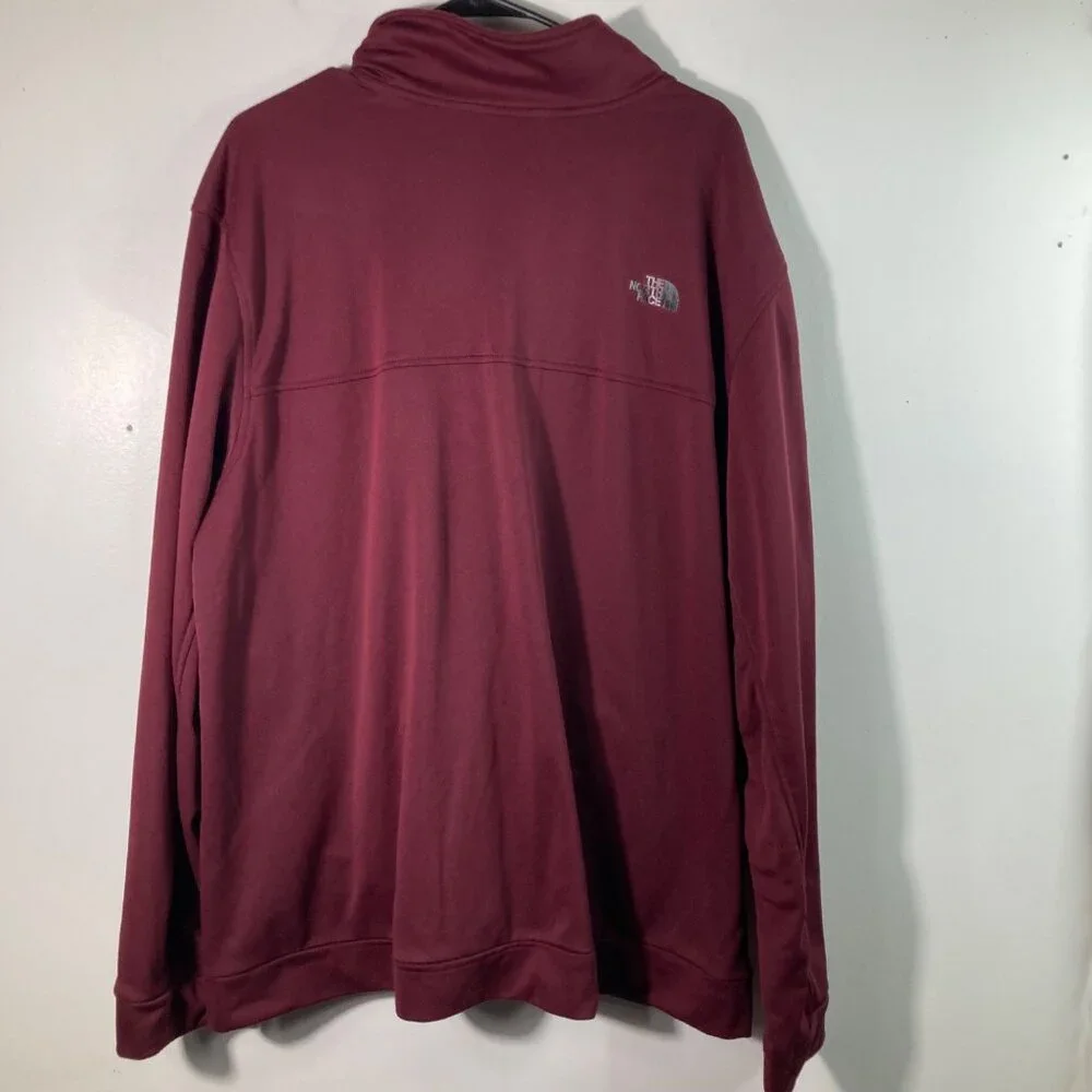 Mens The North Face Full Zip Jacket Maroon 2XL Full Zip Polyester F18 NFOA3RT1 ?